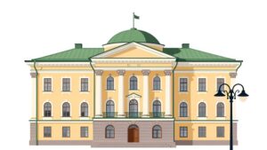 Стилизованный коллаж с секретными двориками и архитектурными деталями Санкт-Петербурга для индивидуальных экскурсий Окадолина